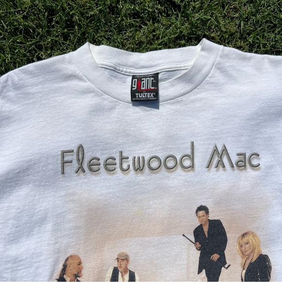 Mens vintage 90s Fleetwood Mac band tee shirt white cream the dance reunion tour - Picture 3 of 4